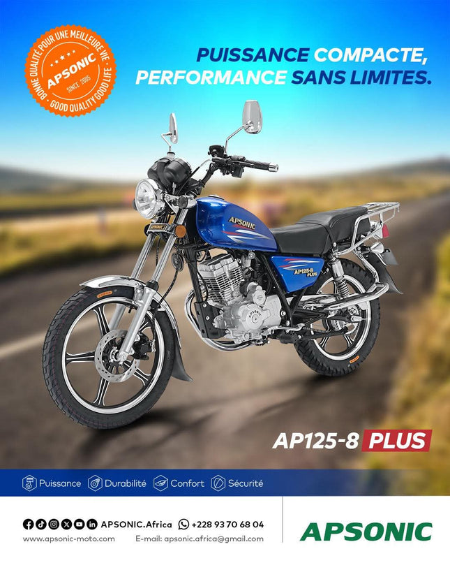 Apsonic AP125 - 8 PLUS - Shop Shap Service - Apsonic AP125 - 8 PLUS - Moto - Shop Shap Service - 