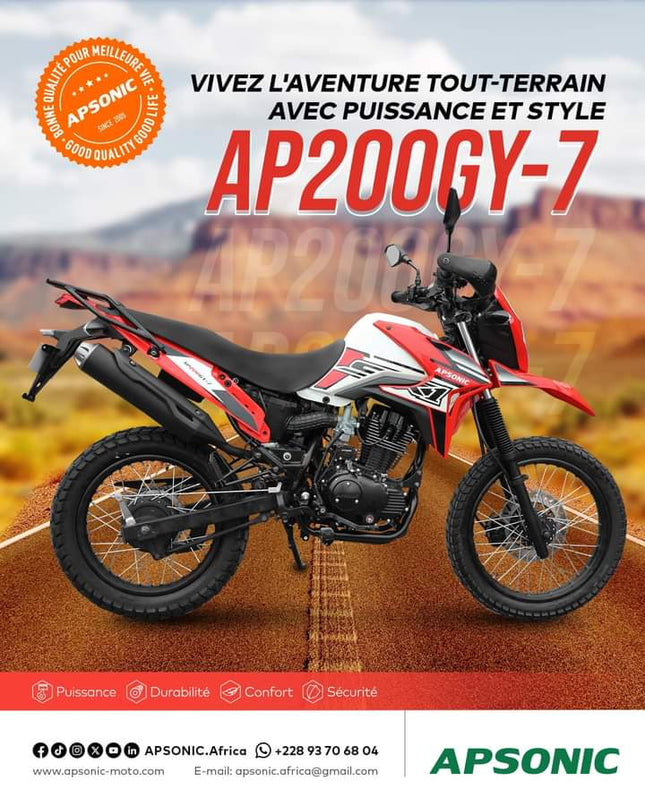 Apsonic AP200GY-7 - Shop Shap Service - Apsonic AP200GY-7 - Moto - Shop Shap Service - 
