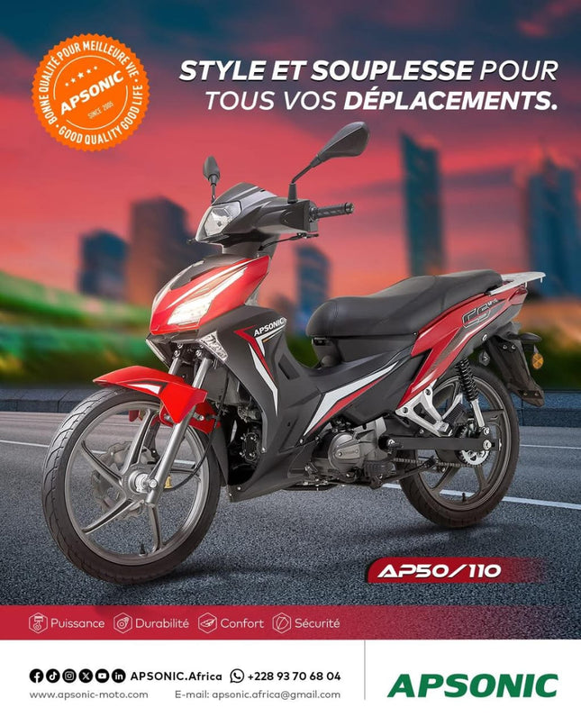 Apsonic AP50 - Shop Shap Service - Apsonic AP50 - Moto - Shop Shap Service - 