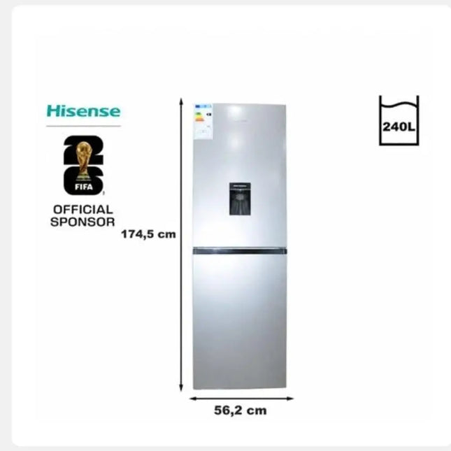 Hisense réfrigérateur combiné + distributeur d'eau 240l - Shop Shap - Hisense réfrigérateur combiné + distributeur d'eau 240l - Réfrigérateur - Shop Shap - 