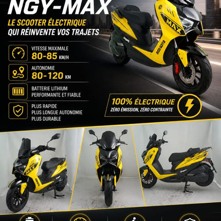 Scooter électrique NONGOYA NGY - MAX - Shop Shap Service - Scooter électrique NONGOYA NGY - MAX - Moto - Shop Shap Service - 