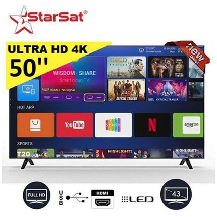 Starsat TV LED 50" Smart TV 4k Ultra HD - wifi/Android - Bluetooth - Shop Shap - Starsat TV LED 50" Smart TV 4k Ultra HD - wifi/Android - Bluetooth - Télévision - Shop Shap - 