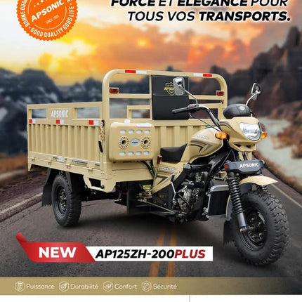 Tricycles Apsonic AP125ZH-200PLUS - Shop Shap Service - Tricycles Apsonic AP125ZH-200PLUS - Moto - Shop Shap Service - 